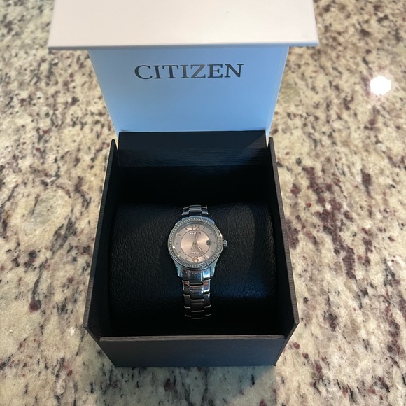 Ladies' Citizen Eco-Drive® Watch with Pink Dial (Model: FE1140-86X) - Picture 5 of 12